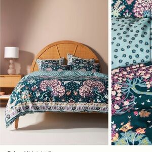 Floral Teal Bedding Set
